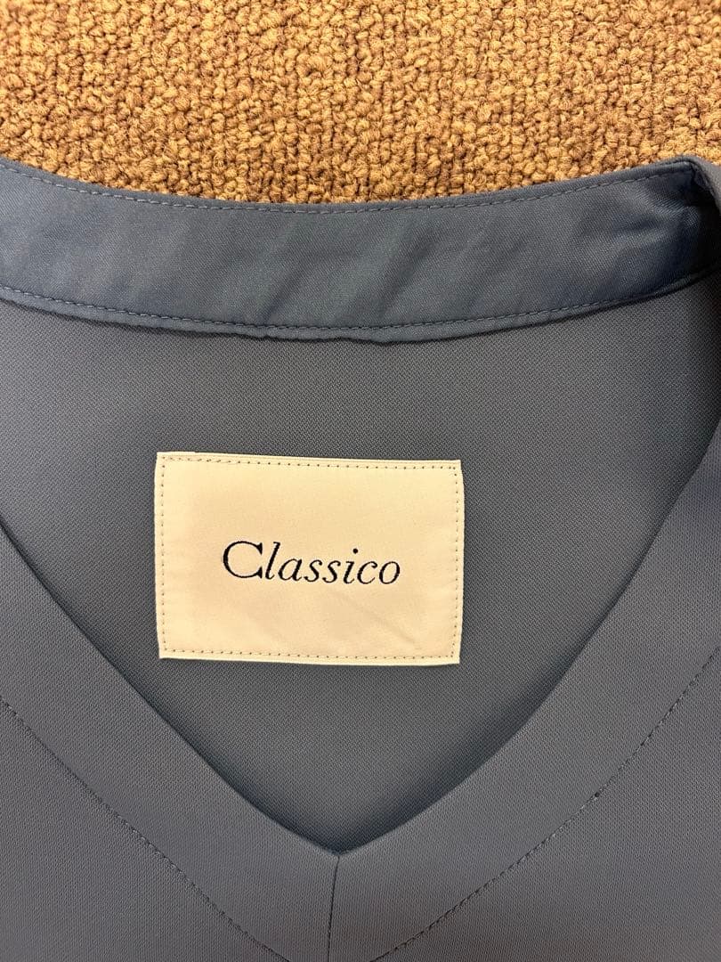 Classico ポケット付きグレーシャツ Mサイズ