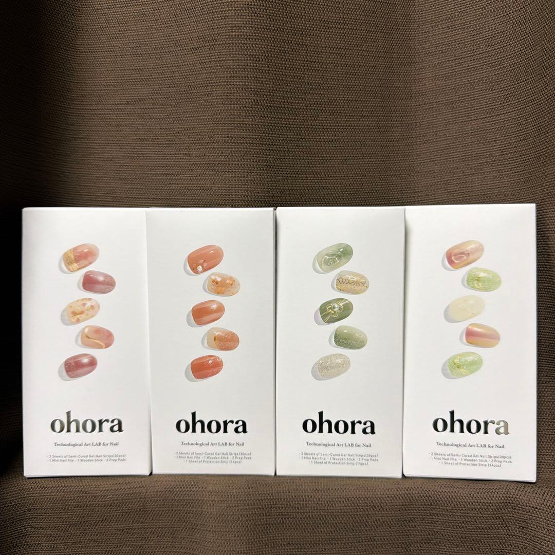 「新品未開封品」ohora ジェルネイル　4点おまとめ売り。