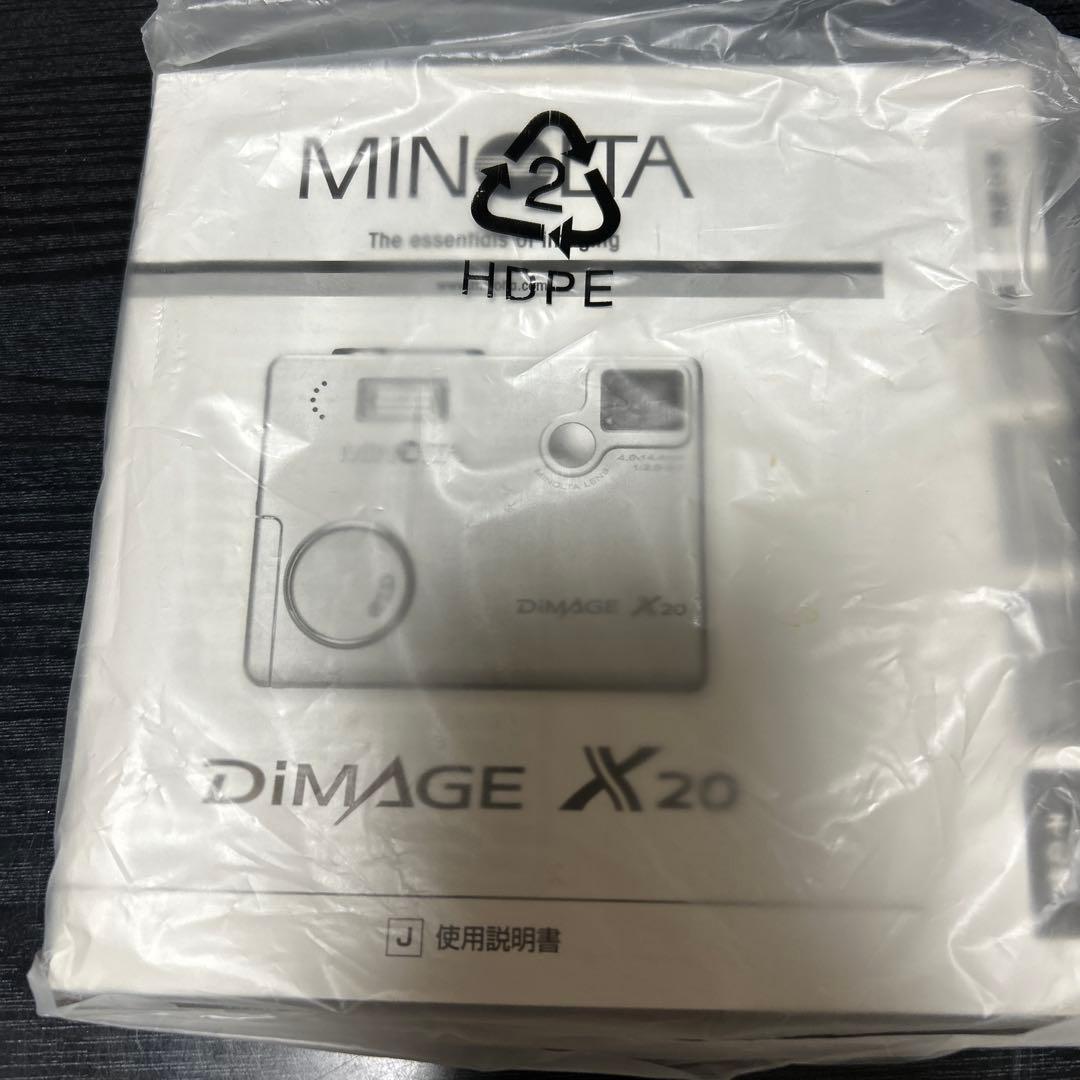DiMAGE X20 THE SLIM カメラ箱あり 説明書あり コニカミノルタ