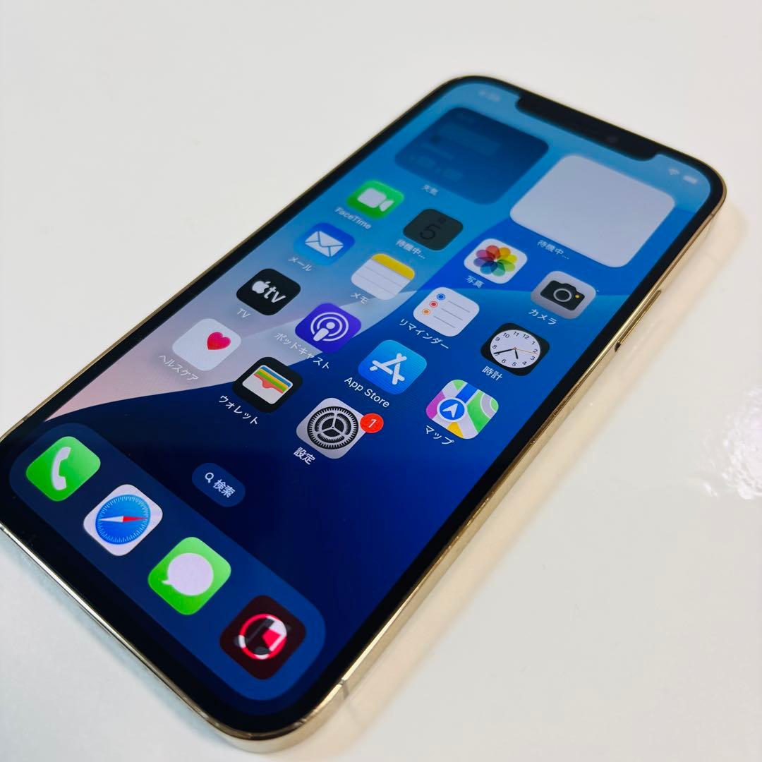 美品 iPhone 12 pro 128GB ゴールド SIMフリー