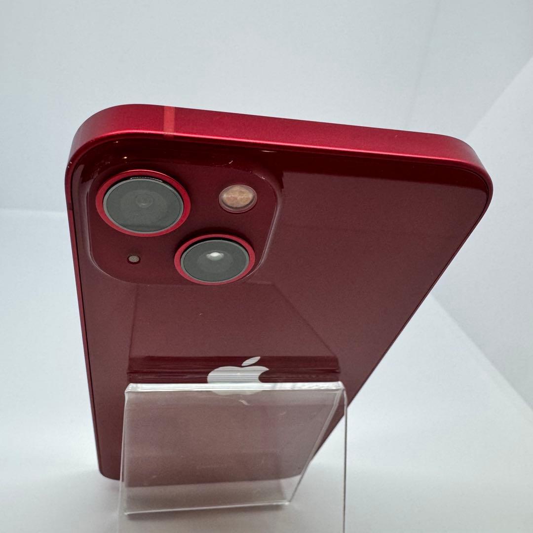 【美品】iPhone 13 256GB RED 大容量新品バッテリー100%