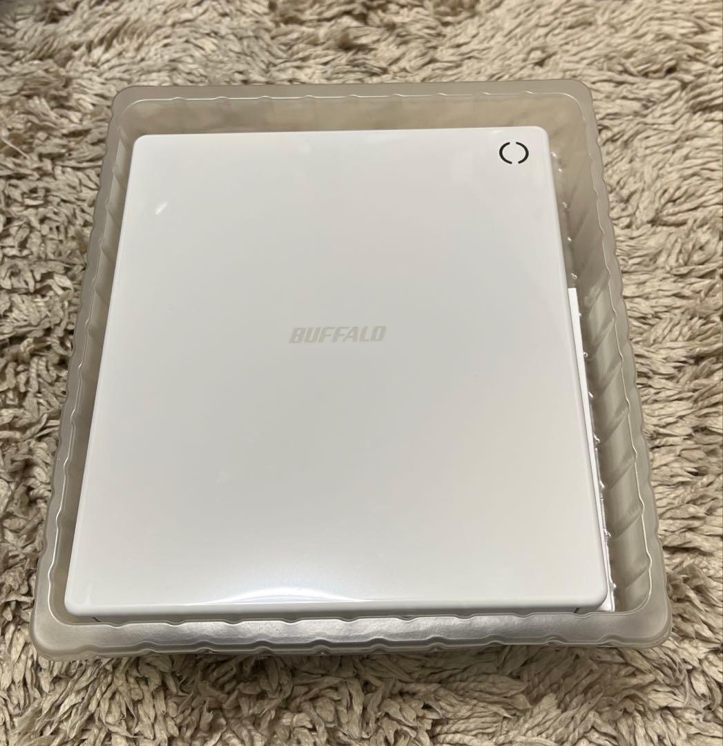 ラクレコ　バッファロー スマホ用CDレコーダー ホワイト BUFFALO