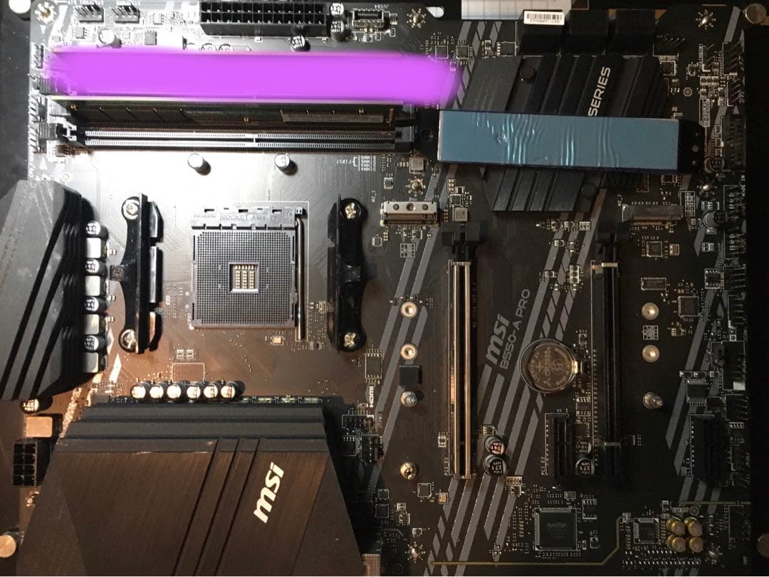 MSI B550-A PRO マザーボード　メモリ8g