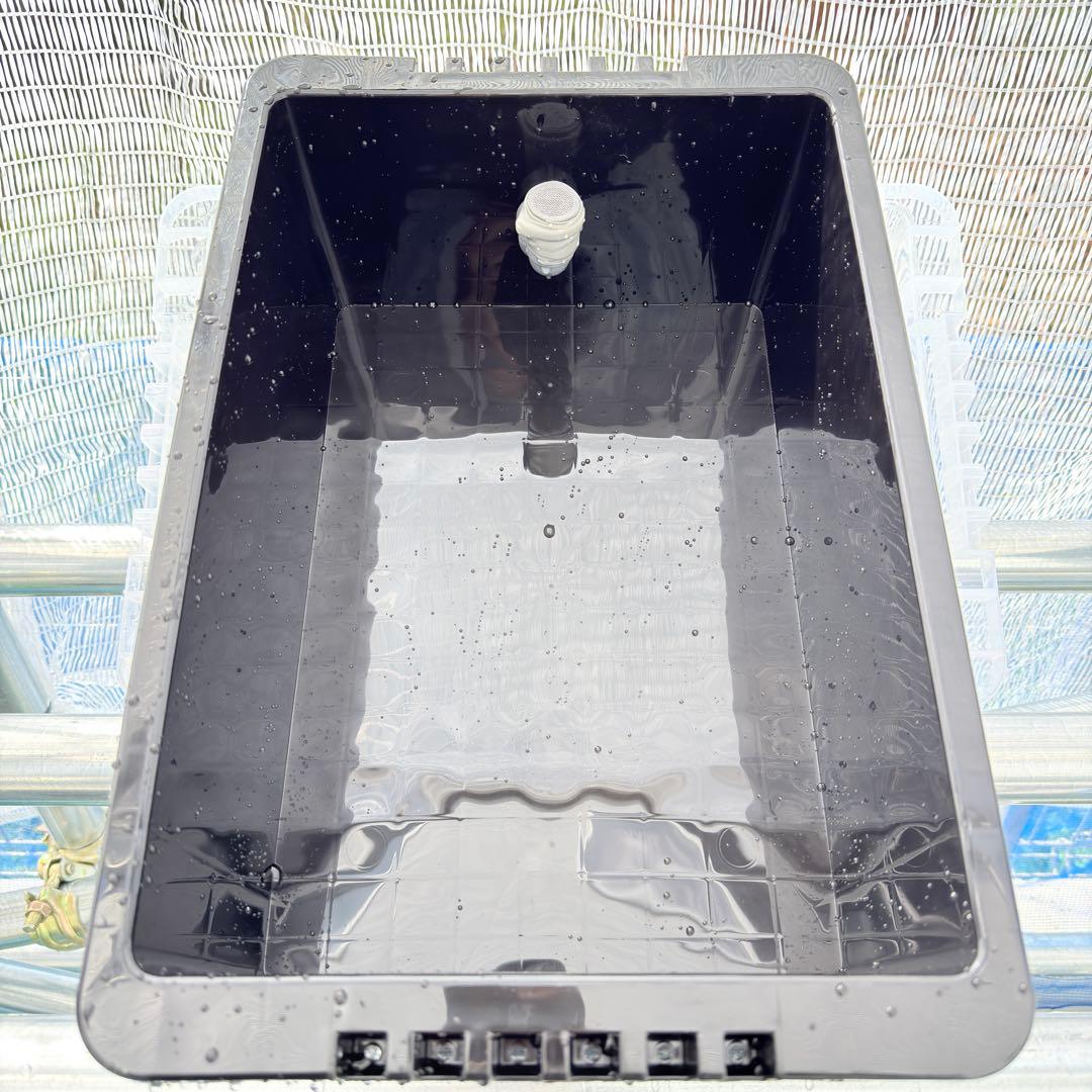 メダカ容器 NV13 オーバーフロー 5個 Wパッキン 雨対策 高耐久
