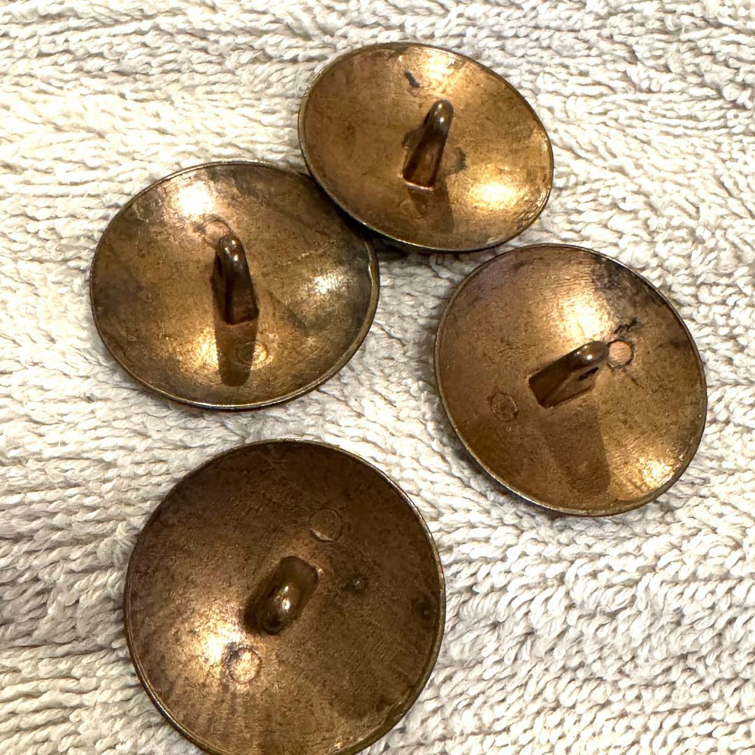 ビンテージメタルボタン 金ボタン 海軍 ヨーロッパ古着 フレンチヴィンテージ
