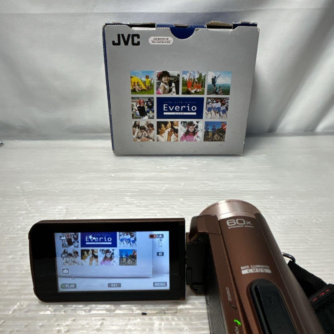 完品 Victor JVC GZ-F100-T ブラウン ビデオカメラ