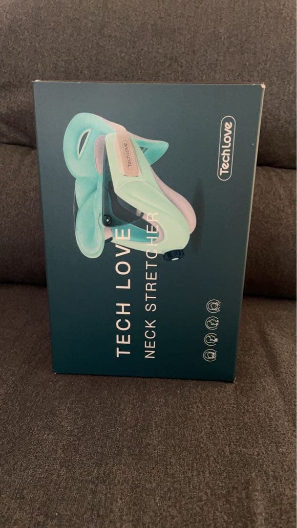 【美品】　TECHLOVE　ネックストレッチャー　首矯正　牽引