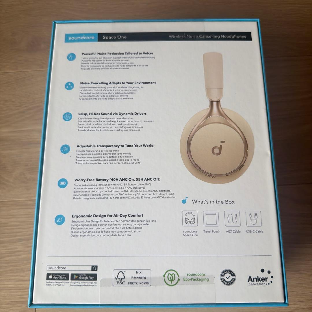 [新品未開封]soundcore Space One ワイヤレスヘッドフォン