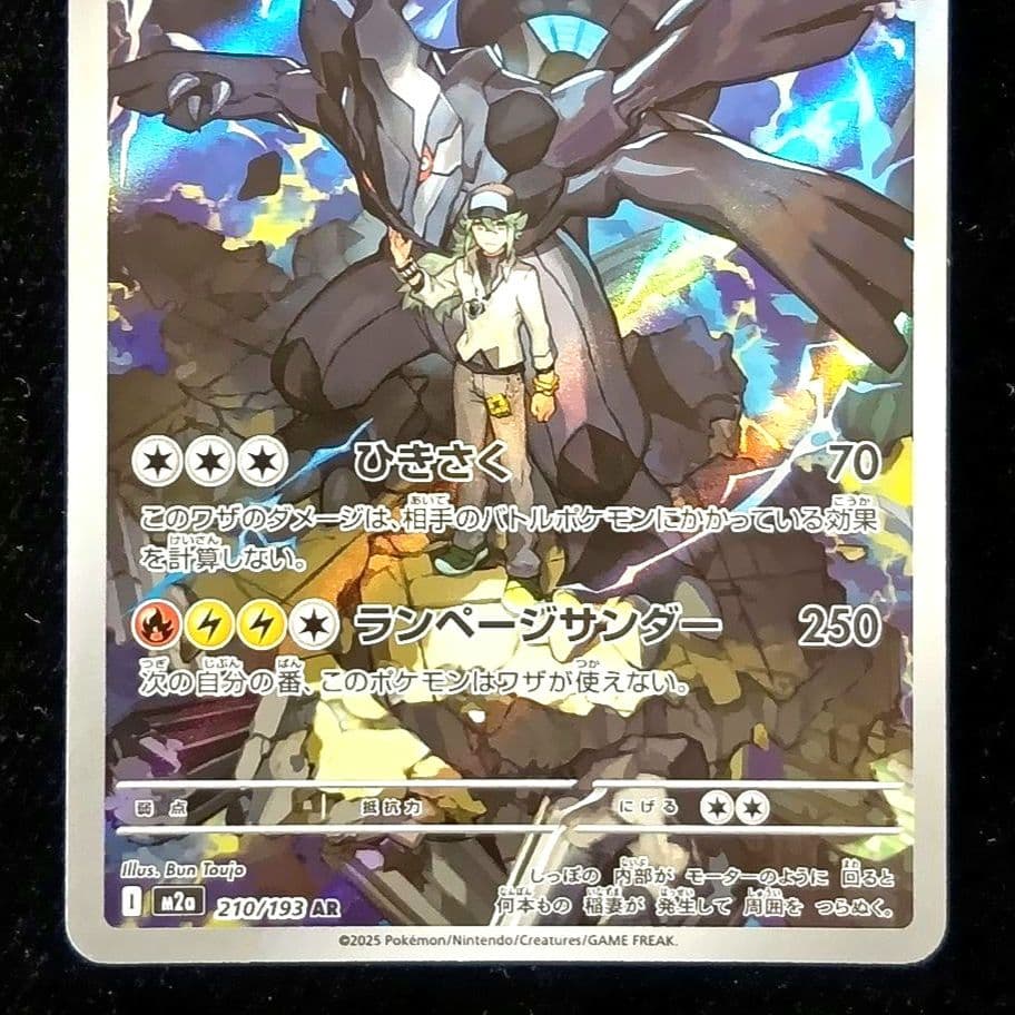 ポケモンカード Nのゾロアークex SAR Nのゼクロム AR メガドリームex