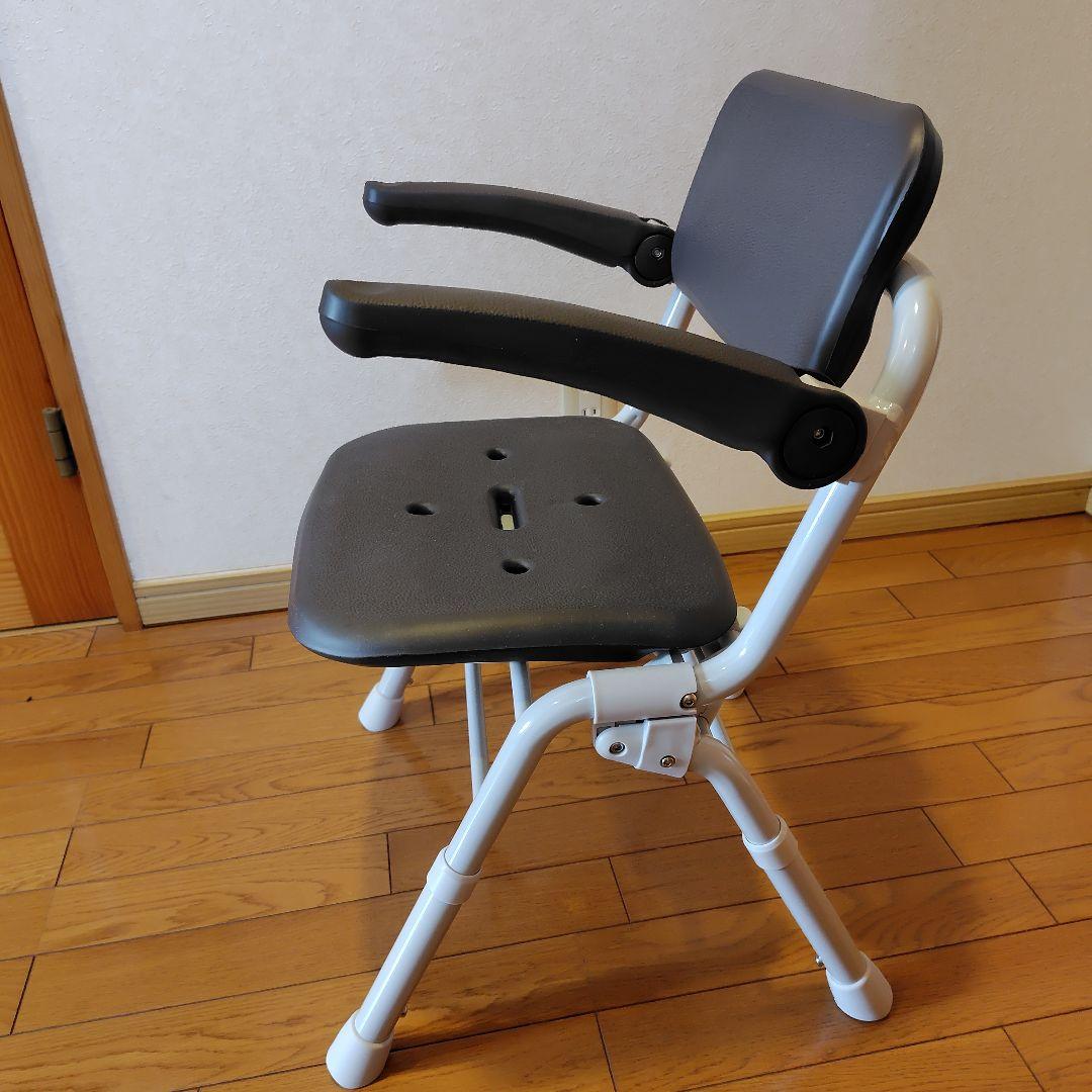 介護用風呂椅子 アームレスト付き、折畳可　パナソニック　ユクリアAir