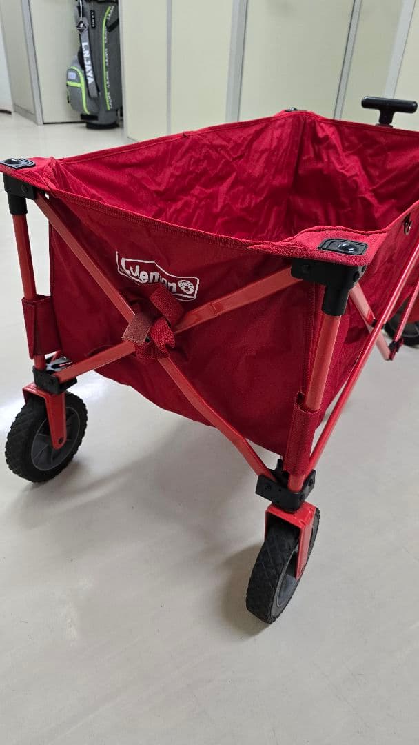 Coleman 折りたたみキャリーカート レッド