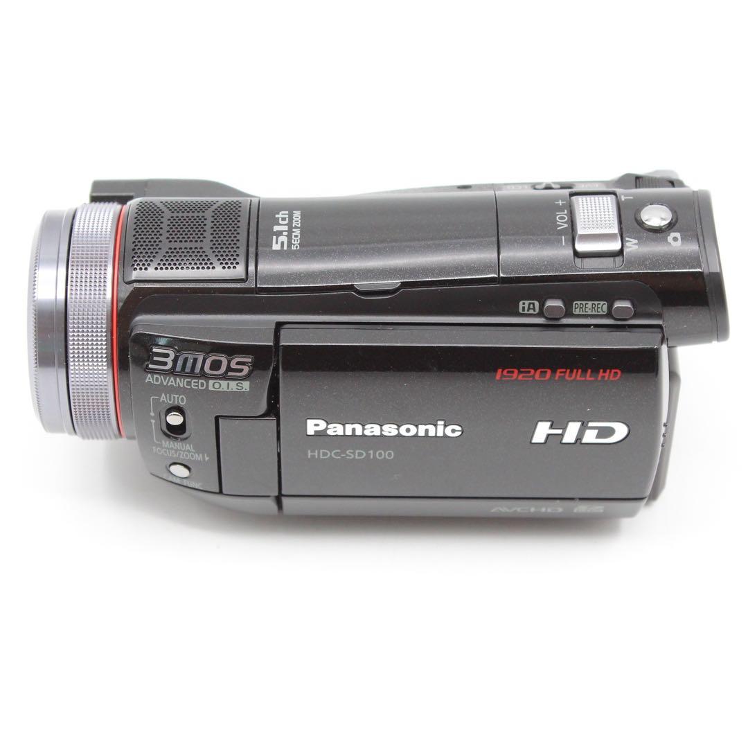 美品 Panasonic HDC-SD100 ビデオカメラ 本体 付属品多数付き