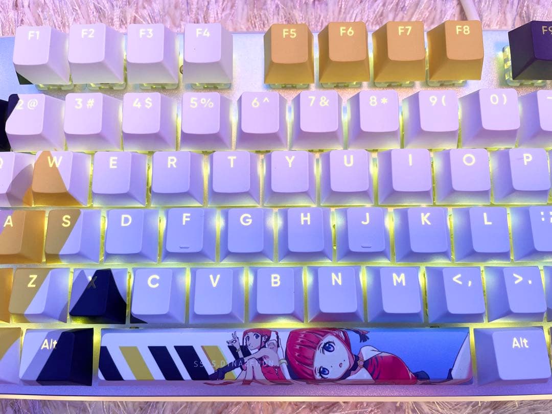 自作キーボード 飛鳥川ちせ ダイナゼノン