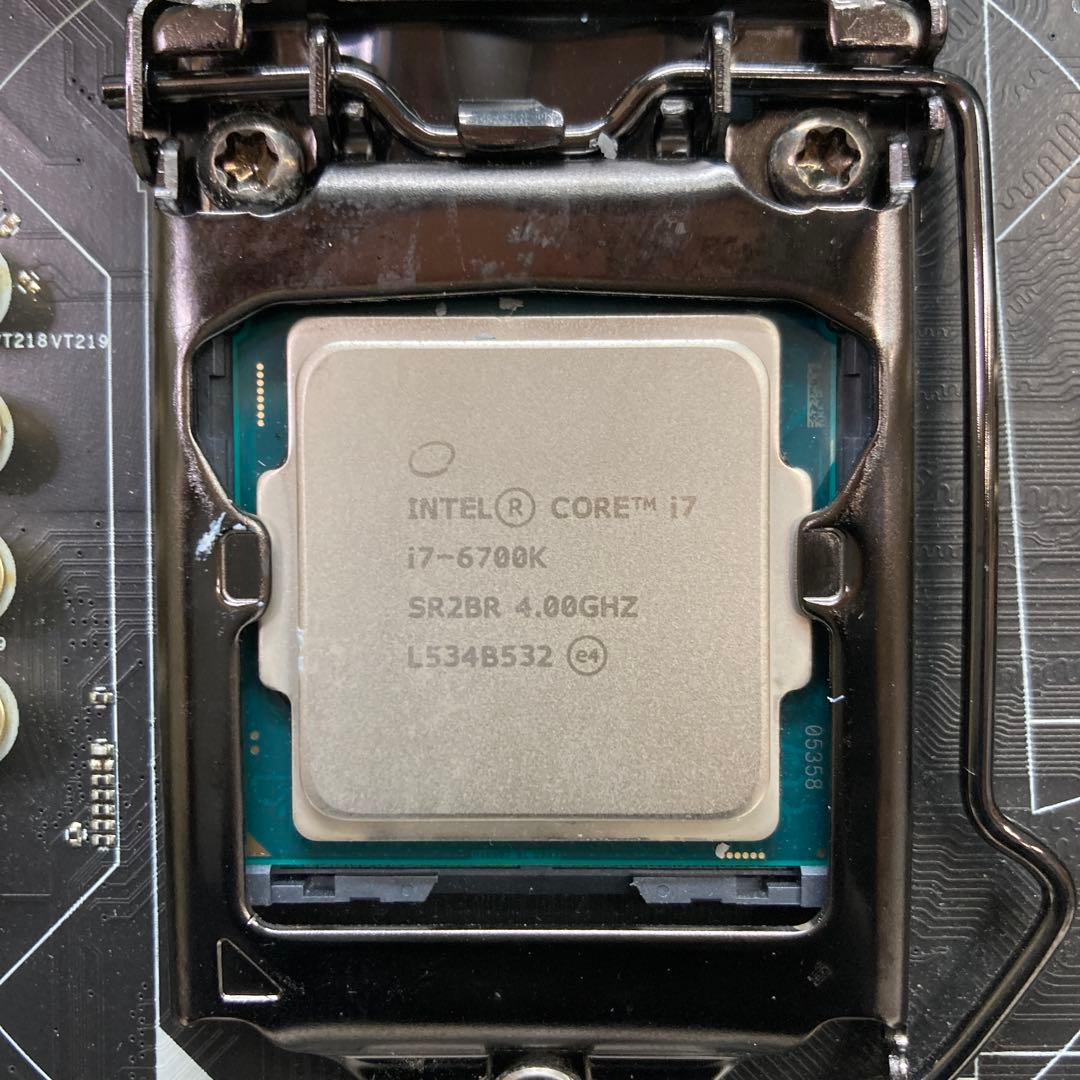 Intel core i7-6700K・ASROC Z170 CPUマザーボード