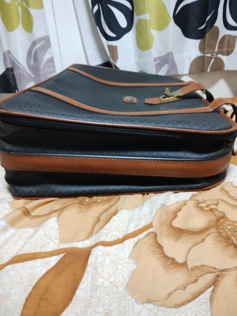 Moalli Italy ボストンバッグ 黒/茶