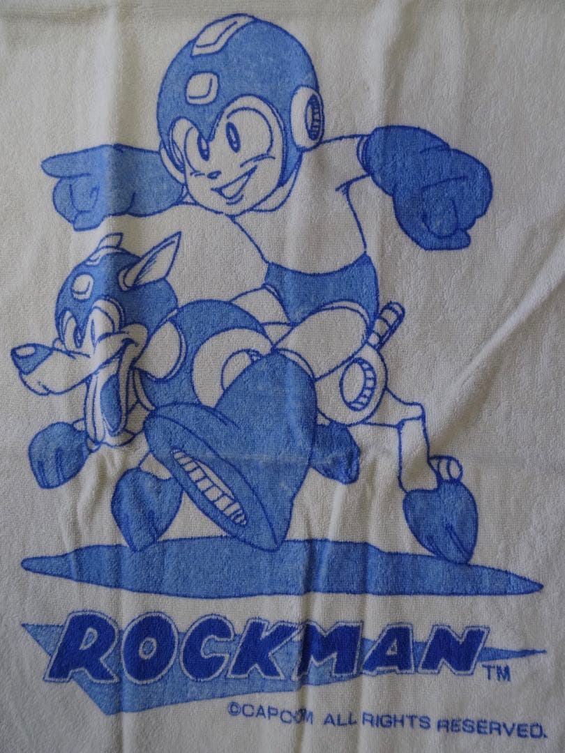 【超貴重・非売品】カプコン \"ロックマン\" スポーツタオル