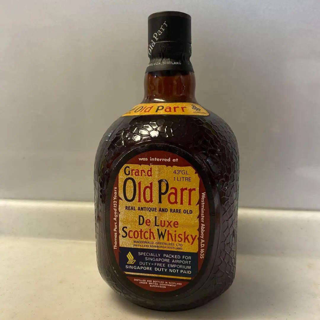 貴重　Grand Old Parr ウイスキー　1L 古酒　アンティークレトロ