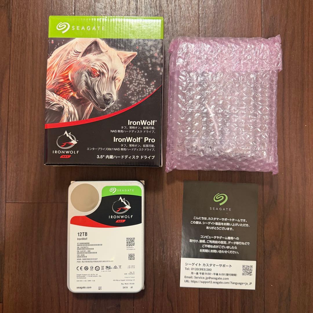 Seagate IronWolf 12TB NAS HDD 約357時間