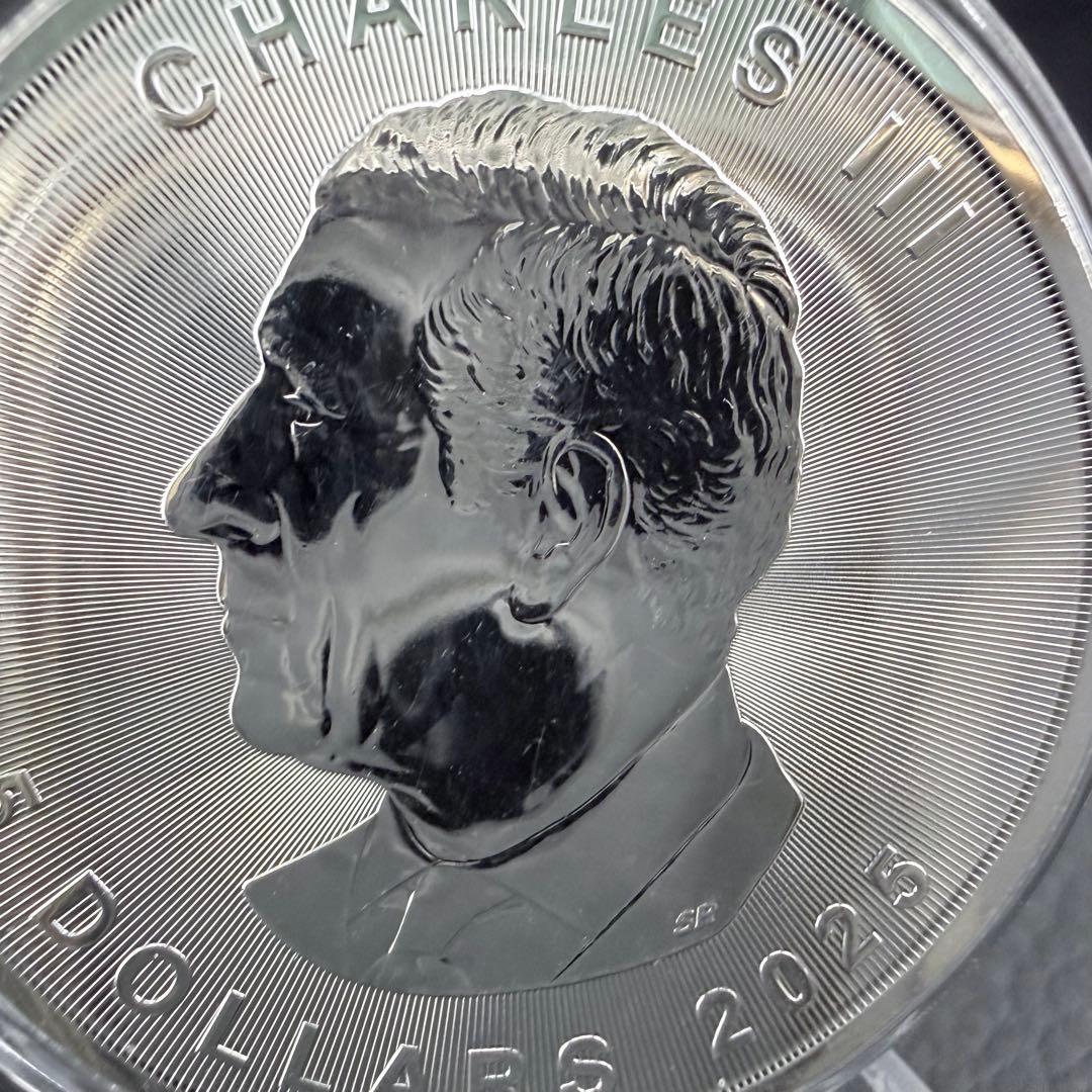 メイプルリーフ 銀貨 カラー ステンドグラス フォックス 1オンス 1oz