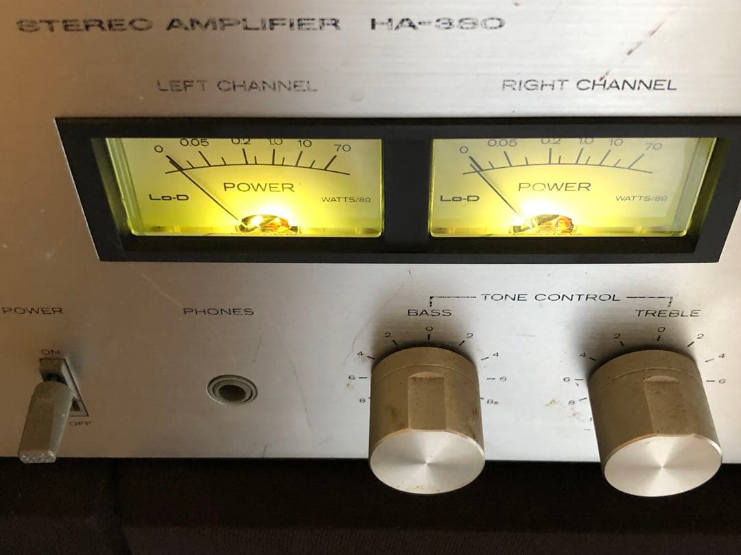 【HITACHI】 Lo-D プリメインアンプ ステレオアンプ HA-380