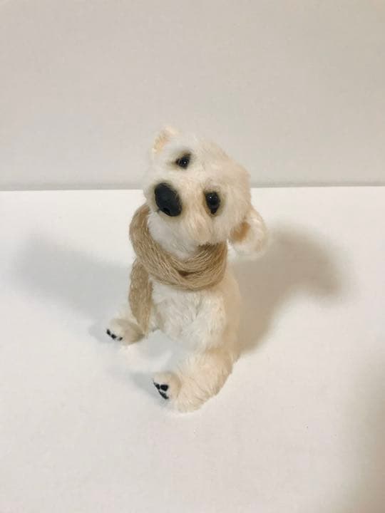 羊毛フェルト　くまちゃん　ハンドメイド