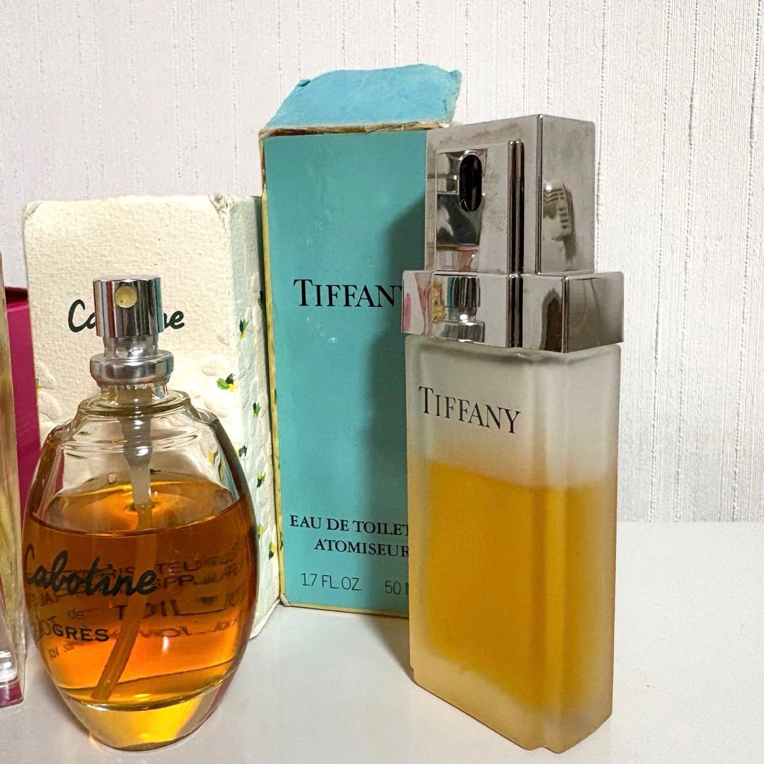 香水セット YSL フェラガモ カボティーヌ ティファニー イヴ・サンローラン
