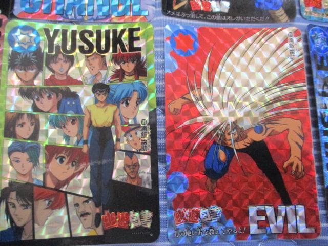 当時物　幽遊白書 カードダス キラカード12枚 蔵馬/桑原/幽助/陣/仙水