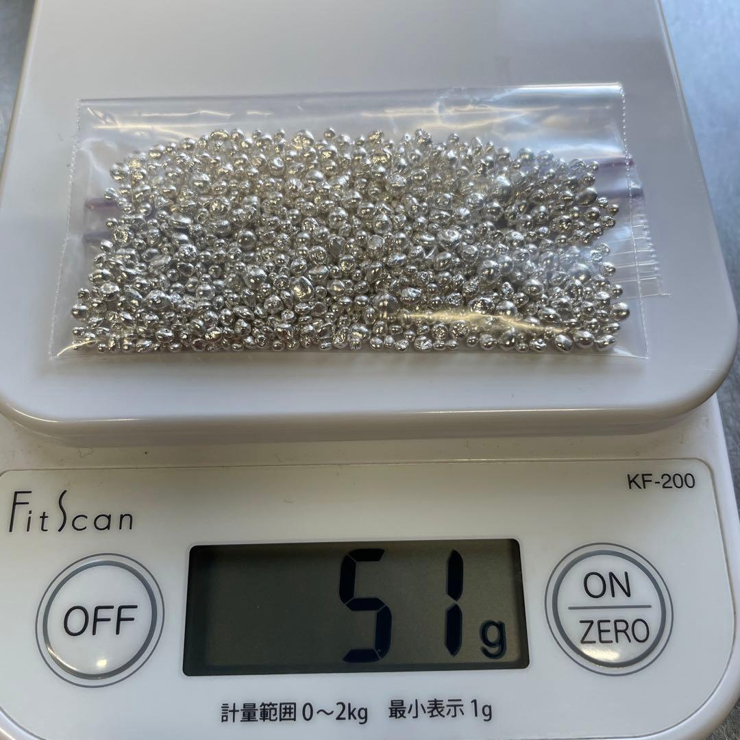 純銀　笹吹き　50g