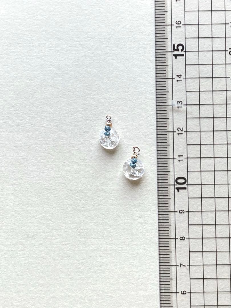 no.0390 ブルーダイヤモンドとspark crystal