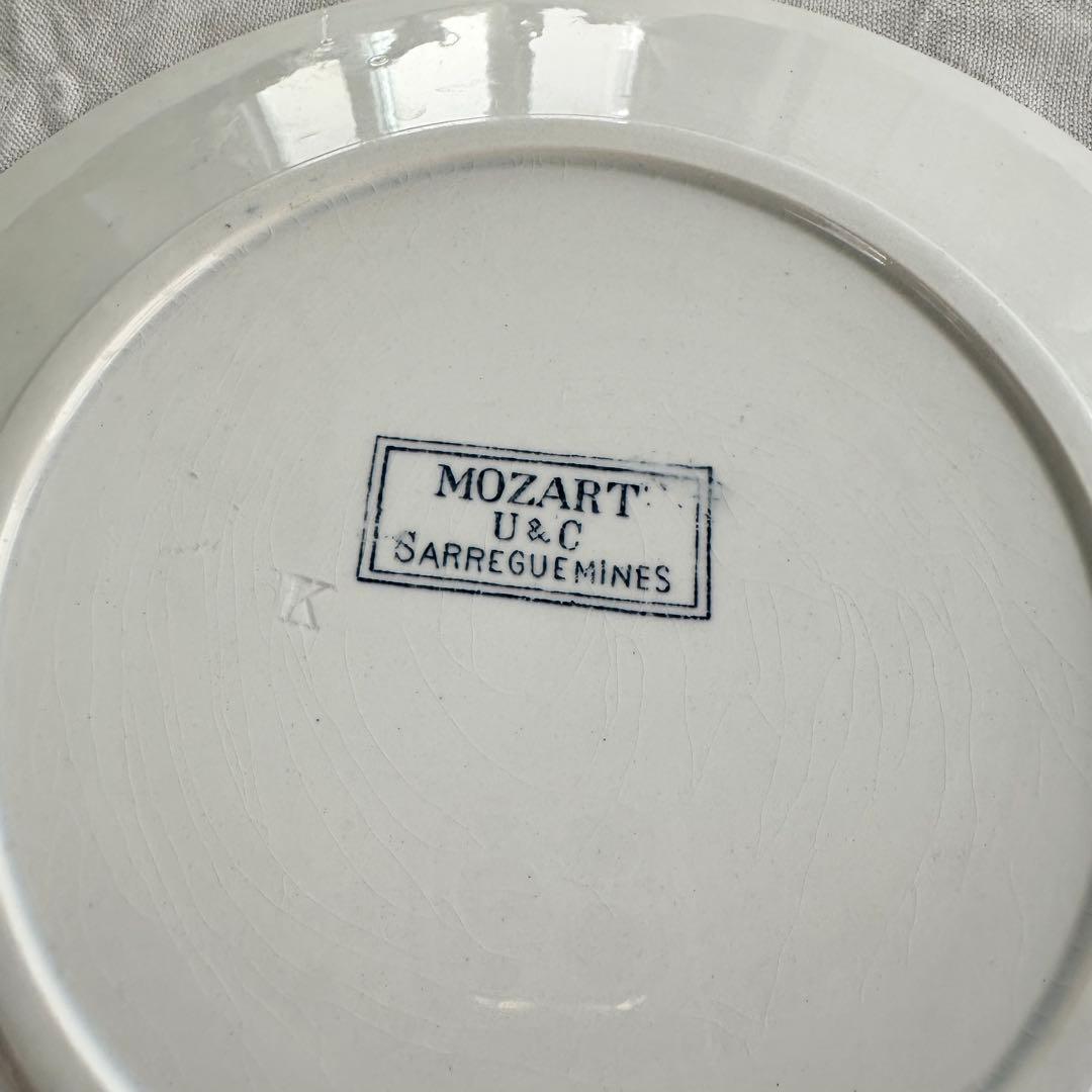 【美品】フランスアンティーク サルグミンヌ MOZART デザートプレート