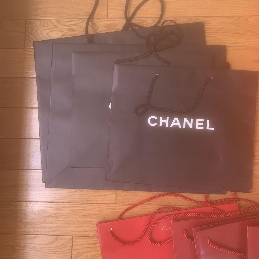 エルメス　シャネル　カルティエ　ショップ袋