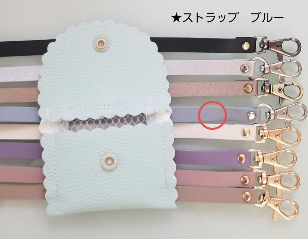 ★はな(プロフもご確認下さい)★GPSケース リトルフラワーブルー