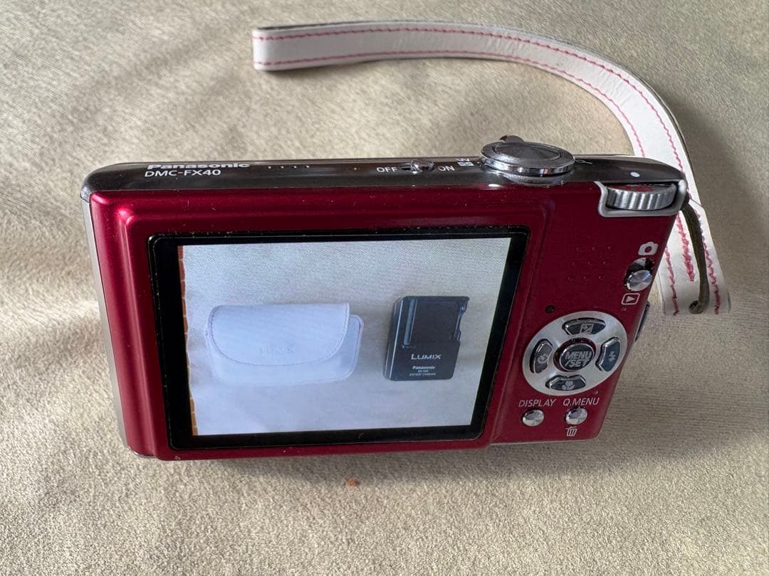 《動作確認済》LUMIX DMC-FX40 レッド