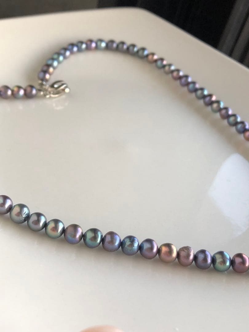 淡水無核パールネックレス　ハンドメイド