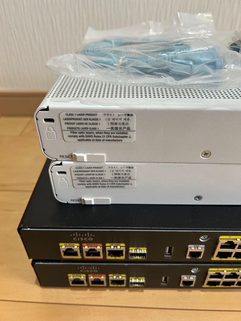 【CCNA、CCNP】静音セット 6台セットCisco 891FJ、2960