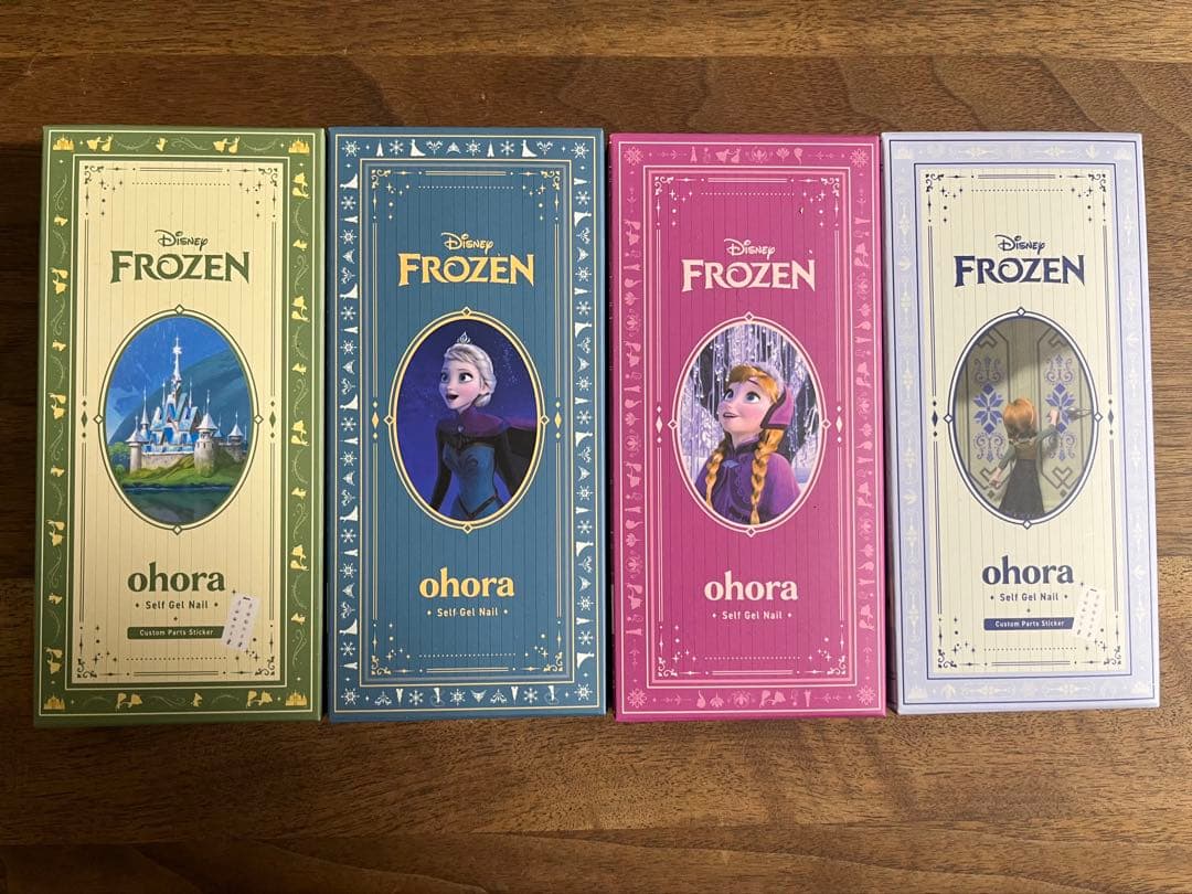 新品未使用品 ohora 7点セット アナ雪 ネイル
