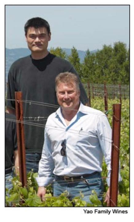 YAO MING ヤオ・ファミリー・ワインズ NAPA CRESTナパクレスト