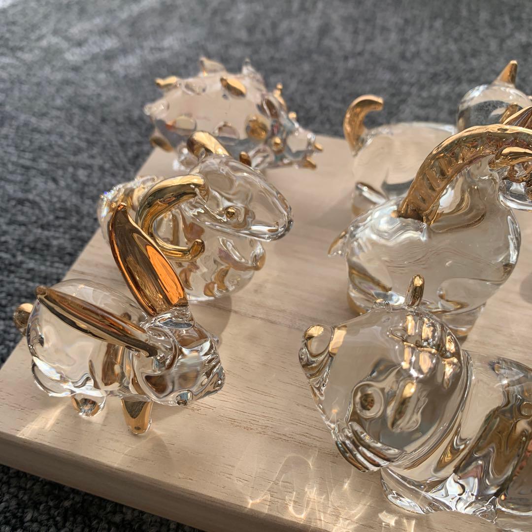 クリスタル干支動物12体セット