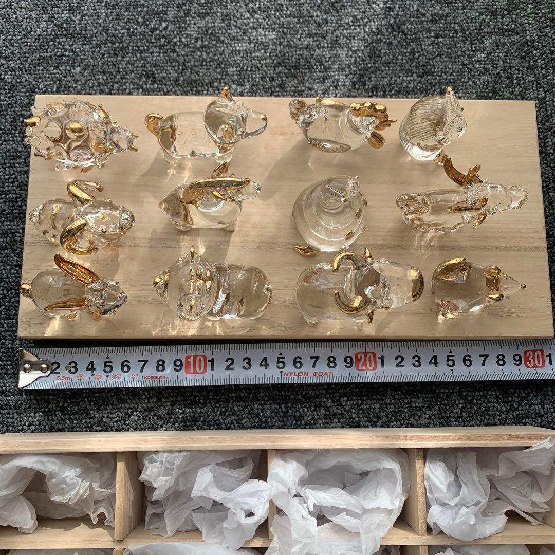 クリスタル干支動物12体セット