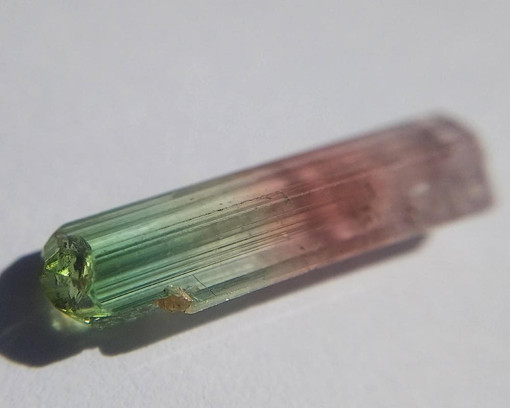 353 バイカラー トルマリン コンゴ産 結晶 原石