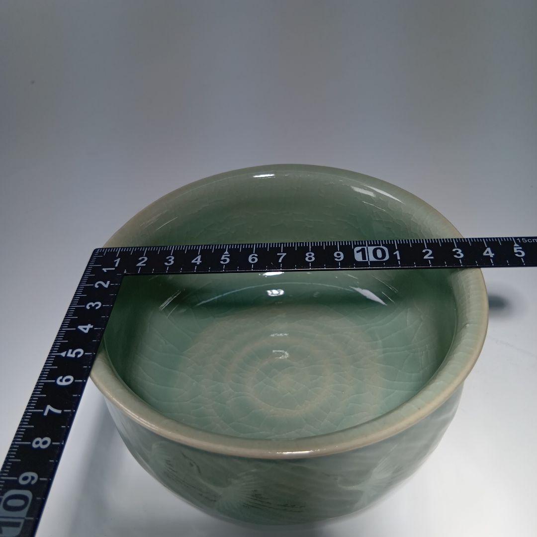 茶道具　韓国無形文化財(東国窯)高麗青磁　象嵌皆具一式