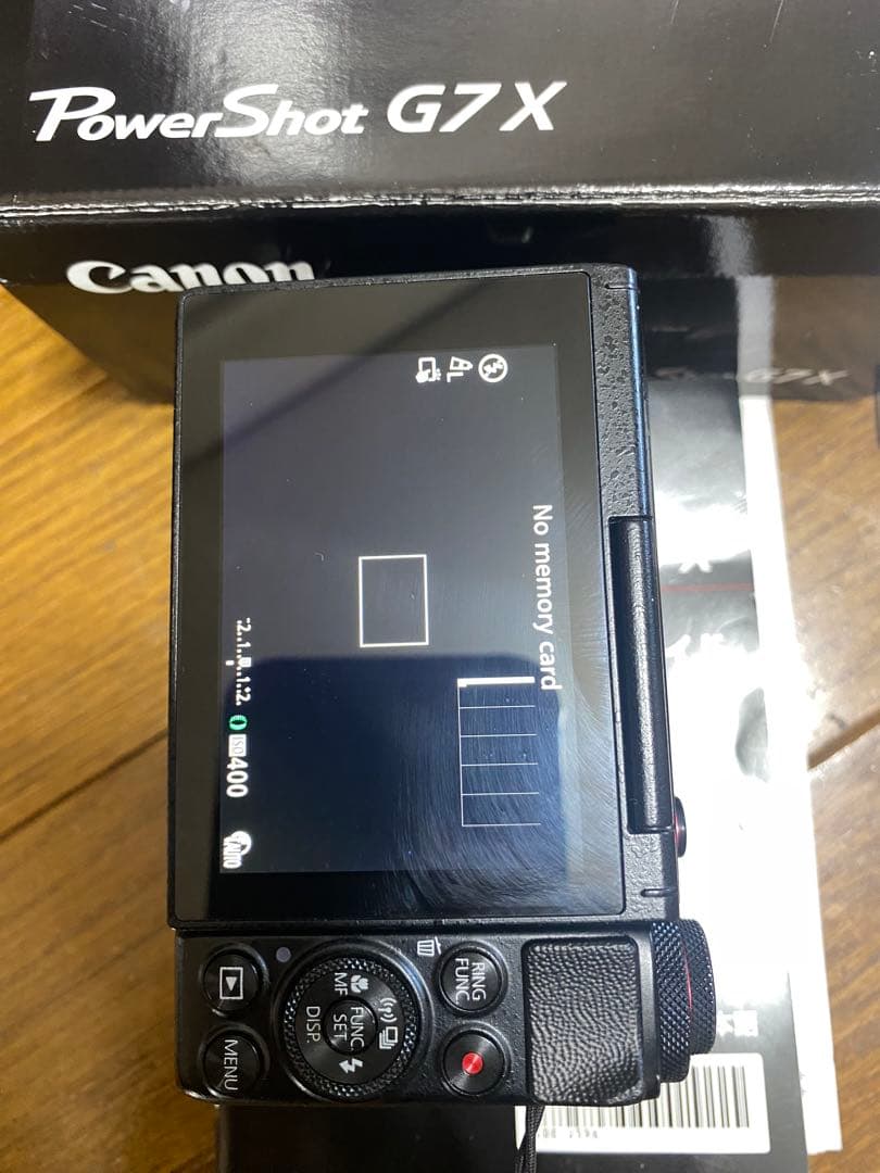 Canon PowerShot G7 X 本体と付属品