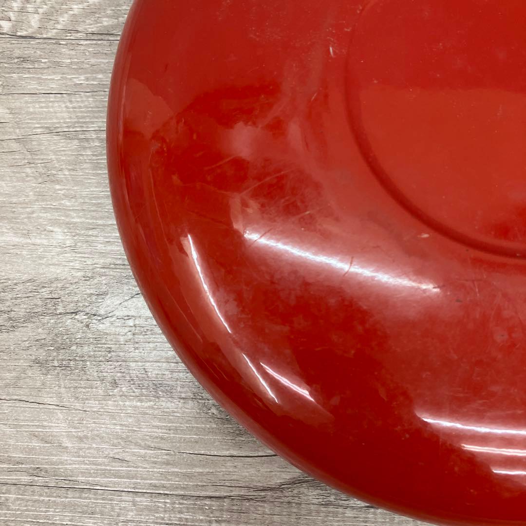 D-4 堆朱 丸盆 山水風景図 彫刻 漆器 盆 竹細工 竹編み 花籠 皿 雑貨