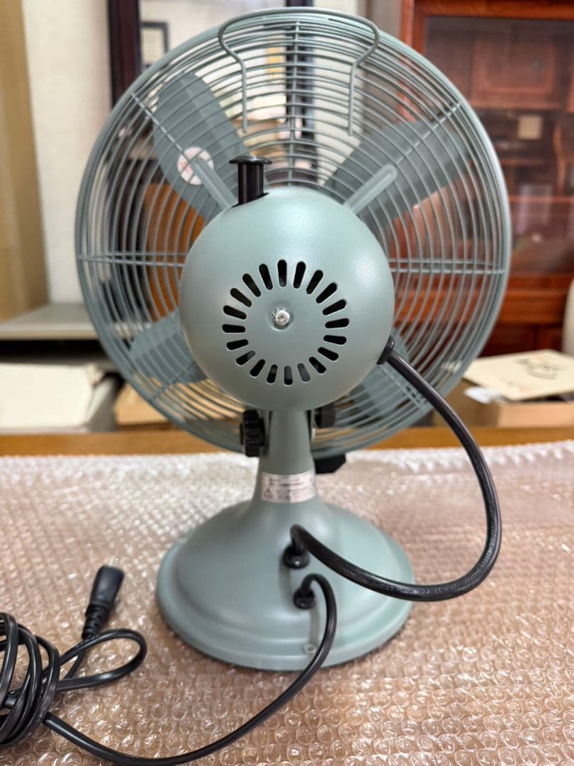 スリーアップ レトロテーブルファン　グリーン