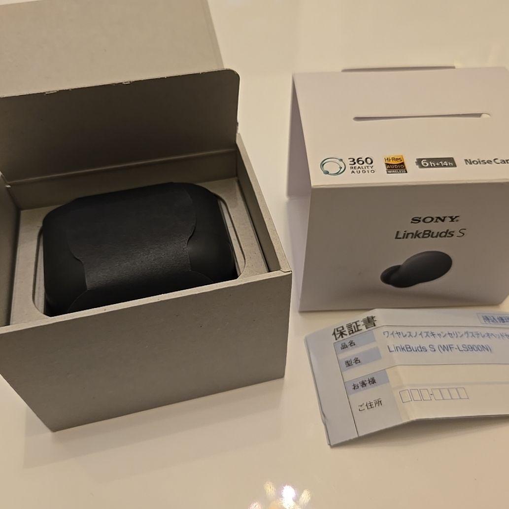 【SONY】LinkBuds S WF-LS900N BC ブラック