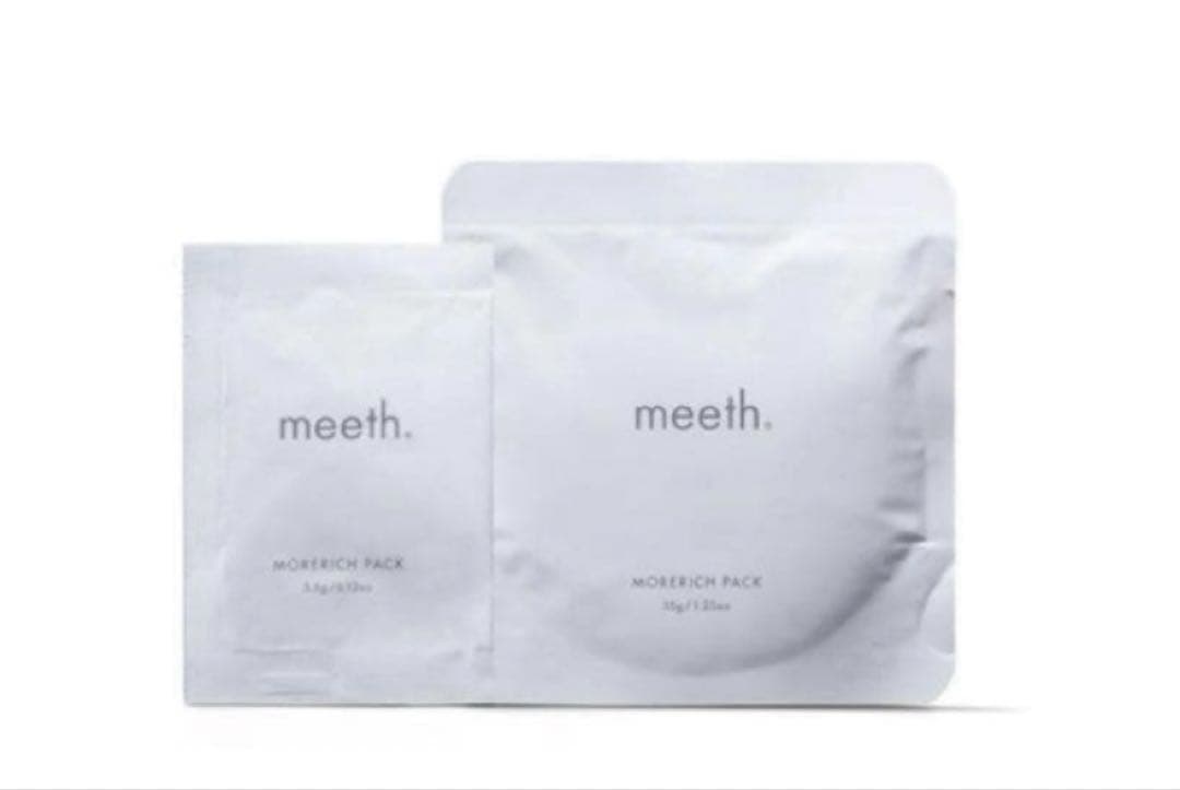 【meeth】モアリッチパック　2箱（7回分×2）