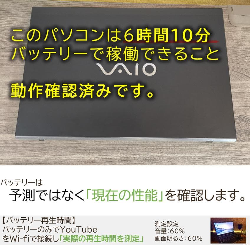 希少VAIO 超軽量で14インチモデルオフィス付きノートパソコン win11