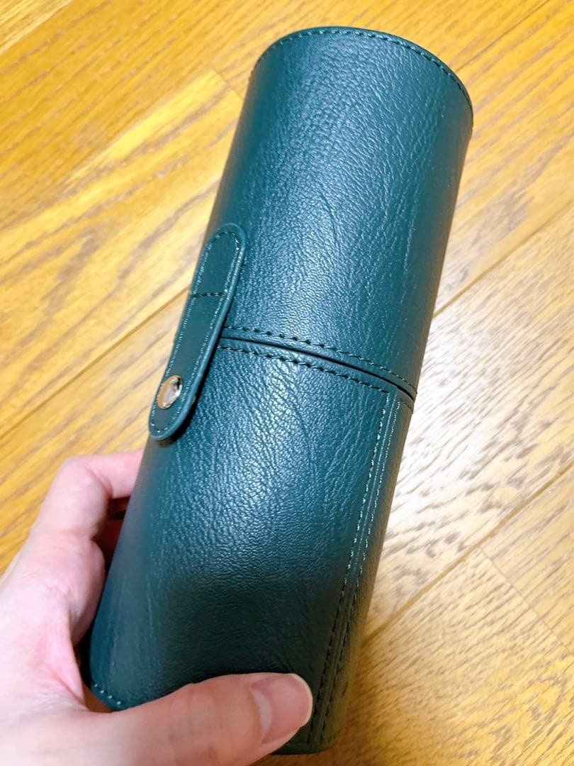 メイクブラシセット 収納バケツ付き メイク用品 美容ツール グリーン ブラシ