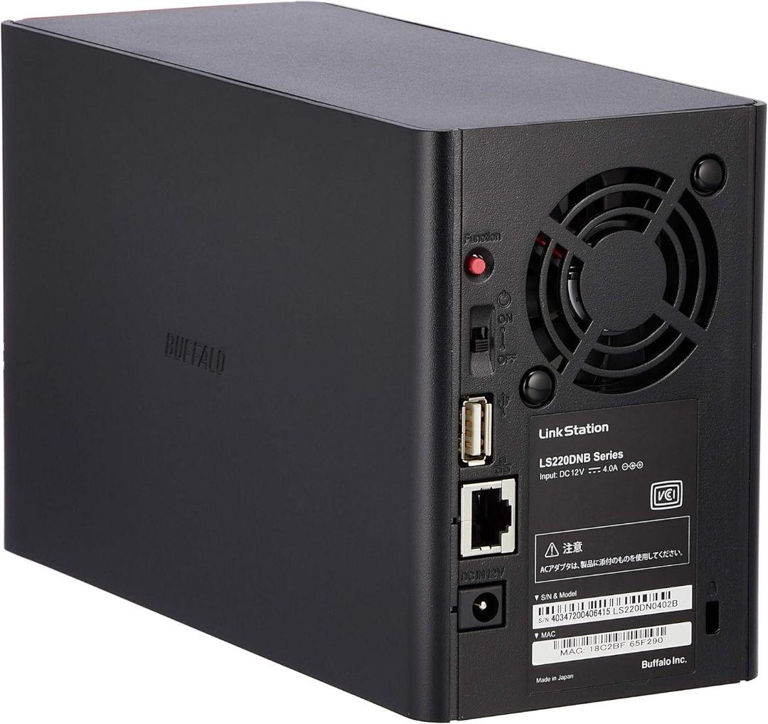 BUFFALO LinkStation NAS 4.0TB 2ドライブ