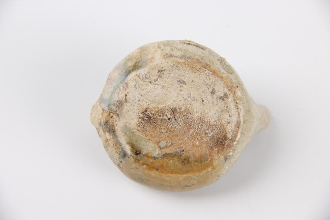 中国美術 古陶器3点セット／白釉魚文鉢・素焼壺・油壺／宋元時代 　EL11-13